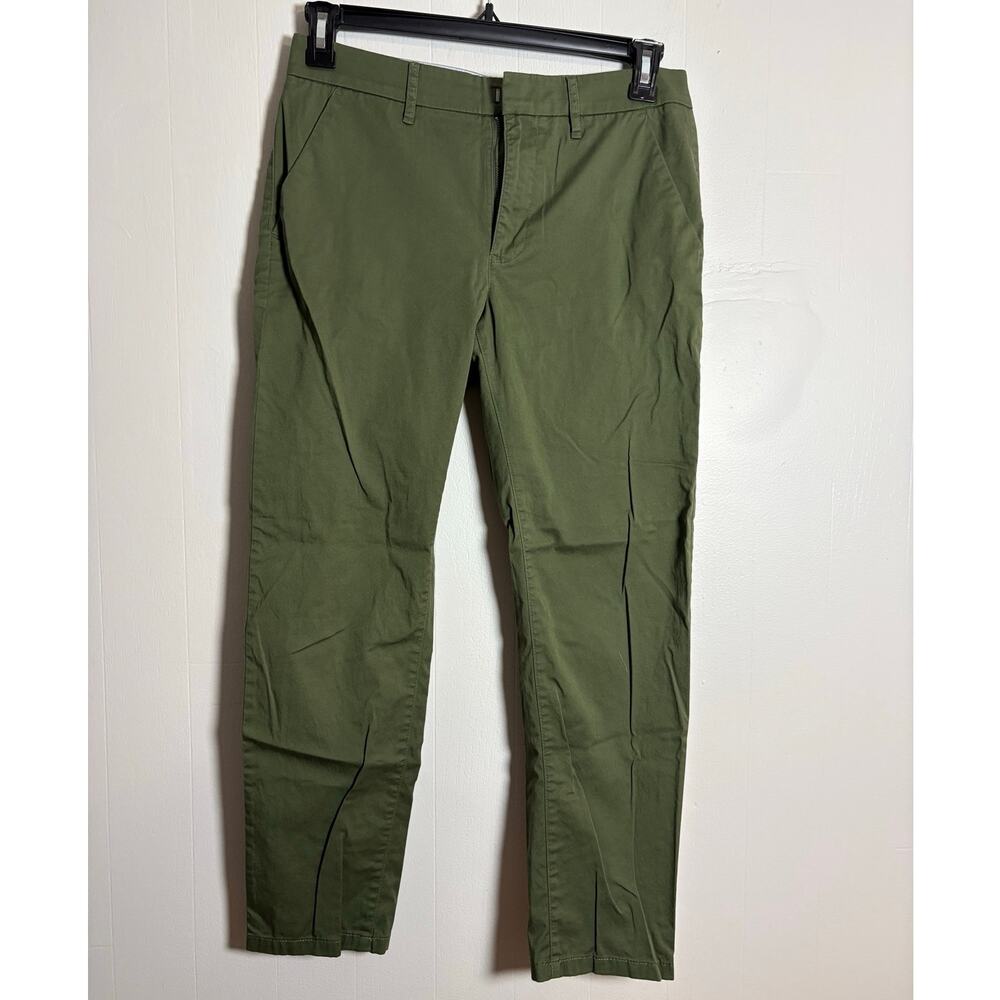 J.Crew Green Mid-Rise Preppy Casual Chino Pants Size 27 4/6